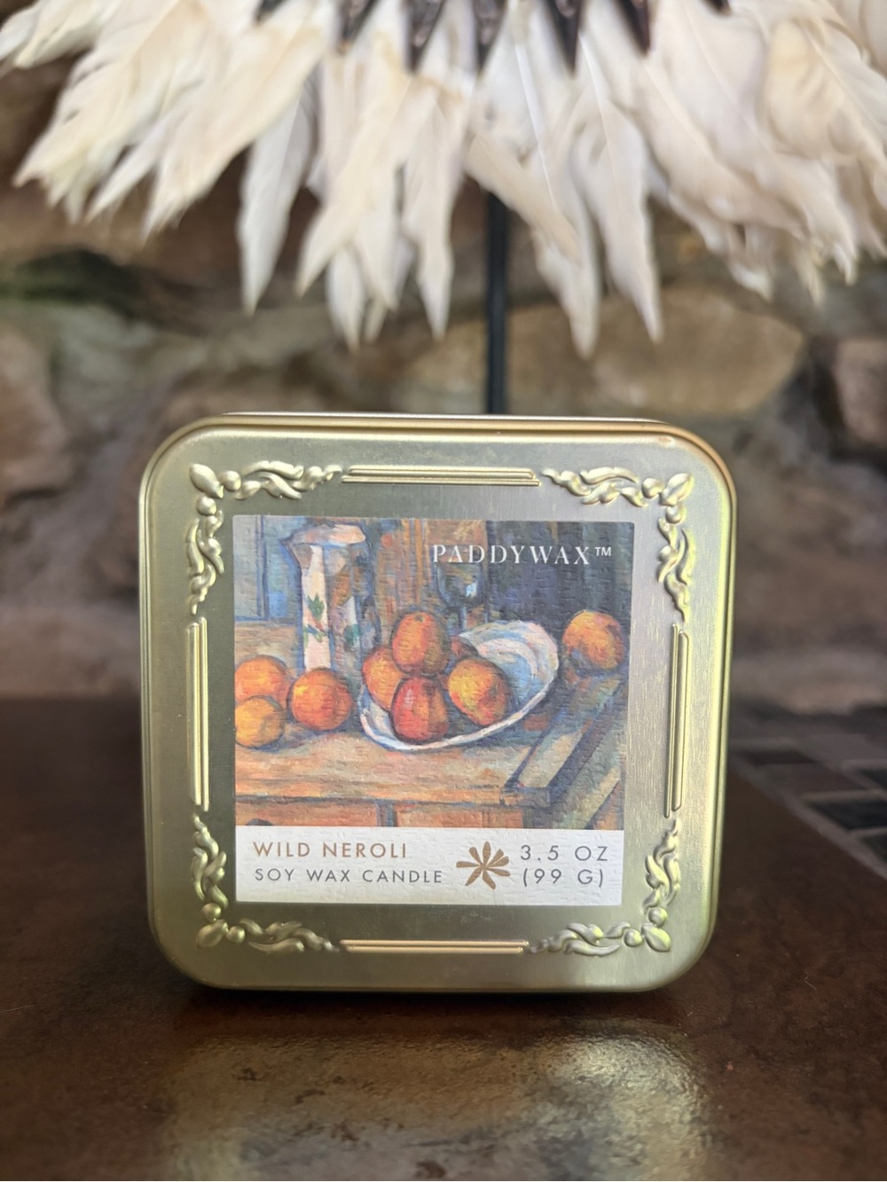 NWT Paddywax Impressionist Collection Tin Candle Wild Neroli Scent - Picture 3 of 5